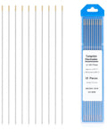 Gold Tip Lanthanated TIG Tungsten Electrodes 1.6mm X 175mm Ground Finish, 1.5 Percent Lanthanated Alloy, 10 Pack