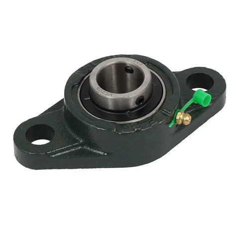 Heavy Duty Flange Block Pillow Bearing With 130mm Length And 25mm Bore Metal Housing For Industrial Machinery Linear Guides CNC Equipment And General Motion Systems With 16mm Mounting Holes FL205