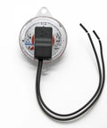 0-90 Ohm Twin-Site Remote Dial Gauge for RV Propane Tanks with screw-on gauge and easy readout for accurate gas level monitoring