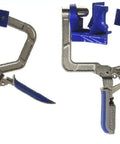 90 Degree Corner Clamp Set, 2 Pack for Cabinets, Boxes, Drawers and T-Joints, Keeps Your Hands Free While You Fasten, two clamps