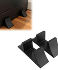 Ironclad Floor Stand Tower Base Compatible With APC Smart UPS SMT2200RM2U Rack Mount Conversion Kit for vertical UPS stand on wood floor.