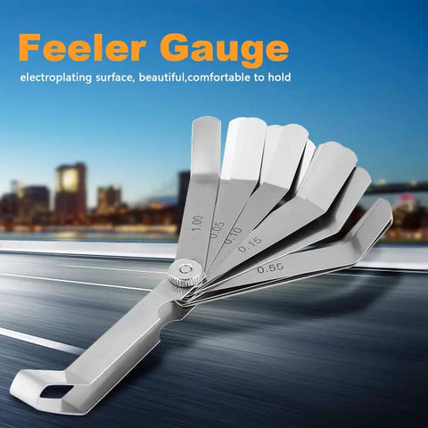 Stainless Steel Curved Feeler Gauge For Welding Gap Size Measurement And Slot Size Inspecting Tool Rust Resistant Pro Grade Precision Gauge