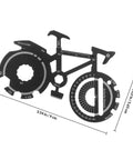 Compact Bicycle Shaped Multitool Keychain Made From Durable Stainless Steel For On The Go Bike Repairs A Handy All In One Cycling Gadget