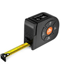 Beast 3 In 1 Laser Tape Measure With Digital Tape Mode And Pythagorean Calculations 196 Ft Laser Range 60 M 16 Ft Digital Tape Regular Tape Area And Volume Calculator Rechargeable For Diy Projects, black tape measure with yellow blade
