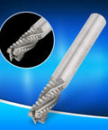 DANAIXZ 4-flute high-speed steel end mill, 10 mm diameter, 75 mm length, front view