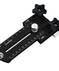 Heavy Duty Thin Rip Jig Fence Guide Compatible With Most Table Saw Band Saw Router Table For No Sweat Precision Cutting, black aluminum measuring tool.