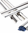 20 Pack 39 Inch Stainless Steel Cable Raceway Kit For Home And Outdoor Use No Fuss Cord Cover Wire Hider With Mounting Holes