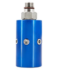 High Speed Rotary Joint 1116 670 463 Rotary Union For Deublin blue aluminum body with threaded steel fitting