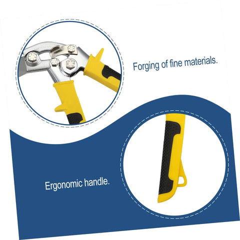 Heavy Duty Hand Seamer Tool For Bending And Flattening Metal With Durable Construction And Precise Clamping Depth, ergonomic handle