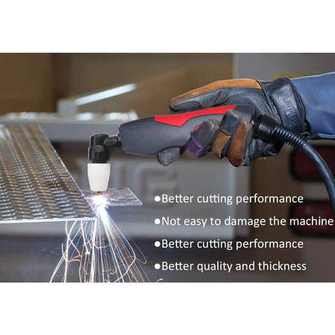 PT-31 Plasma Cutting Torch Kit With 13 Ft Cable 40 Amp For CUT50D CUT-50 CT-312 CUT40 CT-416 MTC Series And More in use