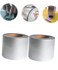 Butyl Aluminum Foil Sealing Tape For Emergency Repairs And Leak Stops No Mess Weatherproof Patch For Window Cracks Metal Tile Pipes And More