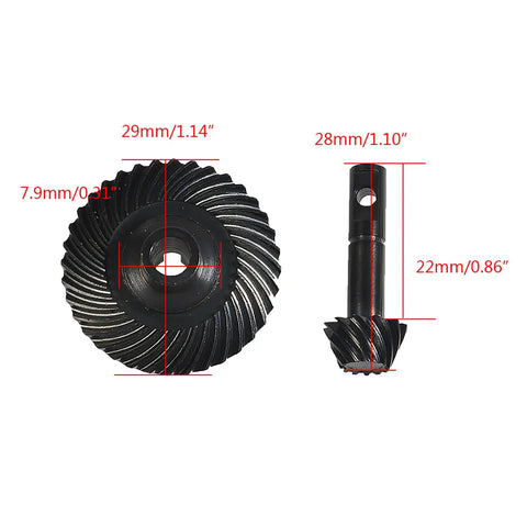 Beefed Up Heavy Duty Bevel Helical Overdrive Gear Set For One To Ten RC Crawlers AR44 Axle Portal Upgrade 8T 24T 27T 30T 33T Gears Alloy