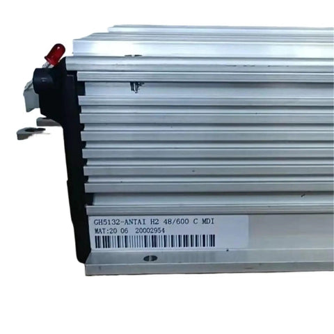 Heavy Duty 48V 600A DC Motor Controller Replacement For Excavators And Forklifts close-up view of metal casing with label.