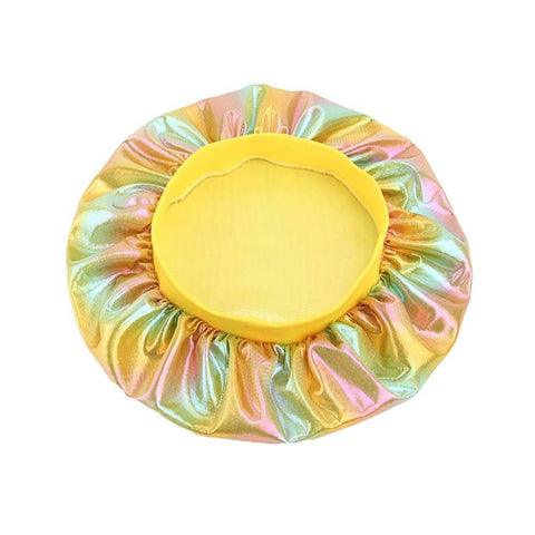 Silky Durag And Bonnet Set For Men And Women, 360 Wave Long Tail Do Rag And Turban Sleep Cap in colorful satin finish, elastic fit.