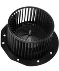 Front view of Beefy AC Heater Blower Motor With Fan for Ford F-Series Trucks 1987 1996 F-150 Bronco 1987 1997 F-250 F-350 Replacement Part.