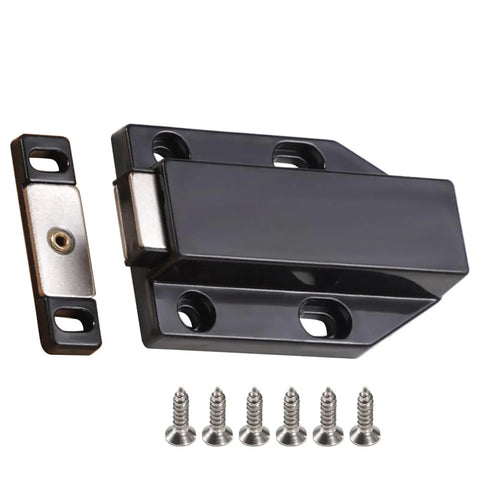 Grab These Slay Touch Activated Cabinet Door Catches With Secure 4 Point Fastening. Durable Abs Steel Build for kitchens and baths.