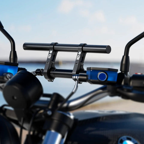 Handlebar Extender Cross Bar 11.81 Inches Long Aluminum Alloy Mount Bar for bikes and motorcycles with 22mm diameter