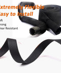 20 Ft 1/2 Inch 2 To 1 Heat Shrink Braided Sleeving For Wiring Harness Protection, Abrasion Resistant Cable Sheath Tubing, Flexible And Durable, Beefy Protection For Automotive And DIY Electrical Projects. black 12 mm braided cable sleeve roll for wiring harness protection