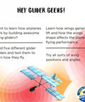Ultralight Airplane STEM Kit for Kids Build Five Gliders Learn How Planes Fly Aerodynamics and Physics Design Your Own Glider Ages 8 Plus Hands On Flight Experiments.