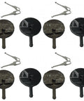 Heavy Duty Kevlar Reinforced Disc Brake Pads Compatible With Avid BB5 Mechanical MTB Systems, 4 pairs and springs displayed.