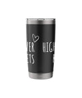 Rocketry Nerds Stainless Steel Insulated Tumbler For Engineers And STEM Buffs with high power rocket design