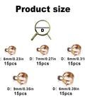 Grab This Awesome 75 Piece Manganese Steel Hose Clamp Set For Pipes And Cars With Adjustable Sizes From 6 To 10mm Perfect Low Pressure Clamping Solution, size chart