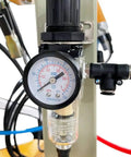 Pressure gauge detail of Badass Electrostatic Powder Coating Gun And Spray Paint Machine For Metal Projects 110V.