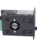 1.1KW VFD Inverter With 176-264V Input And 0-220V Output For Spindle Motor Speed Control, black metal housing with terminals