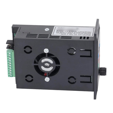 1.1KW VFD Inverter With 176-264V Input And 0-220V Output For Spindle Motor Speed Control, black metal housing with terminals