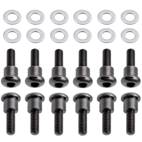 RC Shoulder Screws 3x12mm With 3x6x0.5 Washers For Traxxas Ultra Shocks Replacement Part 3642 Set Of 12