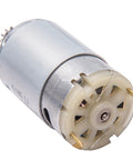 Close-up of 2 Pack RS12V390 12V High Speed Electric Motors For Kids Ride On Cars Replacement Drive Engines 20000 RPM Battery Powered