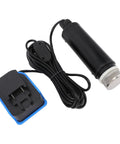 Compact Portable Sump Pump Packing 500Gph Output And 18V Battery Power, lightweight pump with charger and cord.