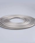 1/4-inch stainless steel brake line coil, hard tube, 16 ft length