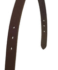 16 Inch Smooth Leather Crown Strap For Miniature And Foal Breakaway Halters, 3/4 Inch Wide, 1/8 Inch Thick, Dark Brown Replacement