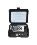 Digital Force G Pro Grade Dynamometer Push And Pull Tester For Compression 100N Capacity With Real Time Peak And First Peak Modes Four Unit Options N Kg Lb Oz And Adjustable Acceleration Setting For Precise Force Measurement. case with handheld digital force gauge and accessories