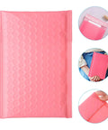 50 Pack Pink Bubble Mailers 16.5x22+4 Inch Self Seal Padded Envelopes with Thick Bubble Interior