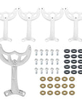 52 Inch Ceiling Fan Blade Arm Set Replacement Kit Five Arms For SL2P Mount Beefy Brackets And Easy Install