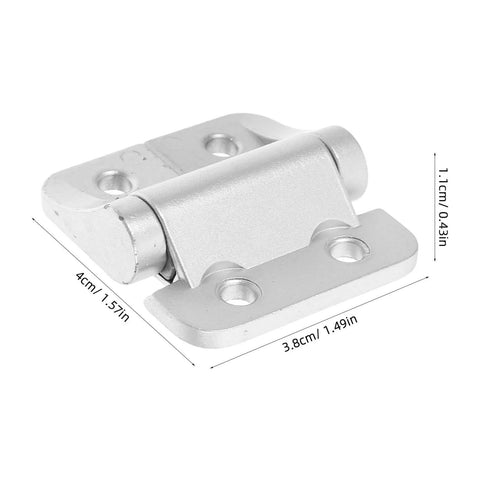 Small Silver Zinc Alloy Torque Hinge 1.8Nm With Stop At Angle For Cabinet Doors Corner Cabinet Hinges Replacement For Kitchen TEHAUX Built To Last Rugged Four Screw Holes For Stable Positioning Easy Install And Reliable Cabinet Door Support