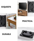 Vintage Antique Cabinet Pulls And Drawer Ring Handles Pack Of Two For Furniture Doors Black Retro Style Hardware