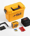 3R Red Laser Level Kit with yellow case, batteries, target, pouch, L bracket, focus keyword 3R Red Laser Level Kit for Fast, Easy Plumb and Leveling With Self Leveling Beam, Pendulum Lock, IP54 Dust and Water Protection, Includes Stand, Target, Battery Pack, Batteries, Pouch, and L Bracket, Pro Grade.
