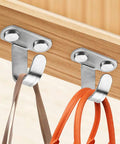 Stainless Steel Ceiling Hooks Pack Of 12 For Curtains Purses Bags Mugs And More Brushed Finish Screw In Ceiling Hangers hanging purses
