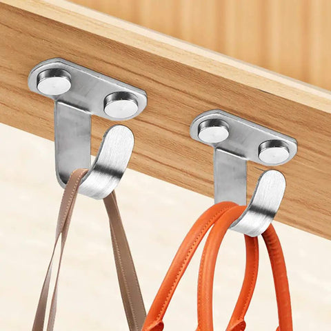 Stainless Steel Ceiling Hooks Pack Of 12 For Curtains Purses Bags Mugs And More Brushed Finish Screw In Ceiling Hangers hanging purses
