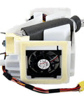 Auger Motor Assembly DA97-12540G For Fridge Ice Dispenser OEM Replacement Part with fan and wiring detail