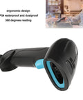 Built Tough USB Barcode Scanner For 1D 2D QR Codes, Quick Scan, ABS Construction, IP54 Dust Protected, Handheld Wired Device