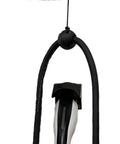 Top Shelf EV Charger Cord Retractor Keeps Your Charge Wire Locked Down And Beat Up Proof No Fuss Garage Setup Heavy Duty Wall Mount Bracket For J1772 Plugs Smooth Glide Action with retractable cord holder.