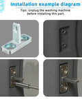 Washer Door Latch And Door Strike Replacement Part For Front Load Washers Easy Install No Fuss Fix Replaces 4452319 PS11766033 AP6031188 Fits A Wide Range Of Models 5304505088 And More. metal washer door strike installed on front-load washer door