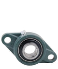Heavy Duty Mounted Ball Bearings With Steel Housing Pillow Block Insert Fits Universal UCFL Series 307 For 35 Millimeter Bore Ideal For Hardcore Machinery Uses And Heavy Equipment Repair Jobs Ensuring Super Smooth Operation Top Performance Certified, green UCFL307 bearing housing with 35mm bore