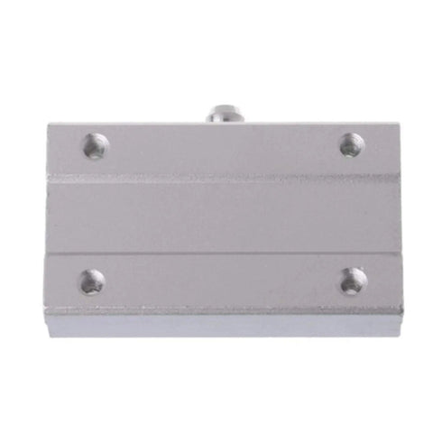 1 Piece Linear Bearing Set SCS8LUU SCS10LUU 8mm Or 10mm Length For CNC Machines, 3D Printers, And Precision Tools, Ultra Smooth Low Friction Guide Blocks With Lightweight Housing And Durable Steel Balls, High Rigidity. silver linear bearing block with mounting holes for CNC and 3D printers