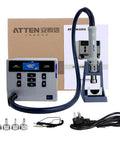 Pro Grade 1000W Soldering Station with Hot Air Rework System for Phone PCB Repair three preset channels display and accessories