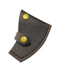 Durable Multitool Holster Cover And Sheath For Camping Gear, leather axe guard with brass rivets, wear-resistant protection